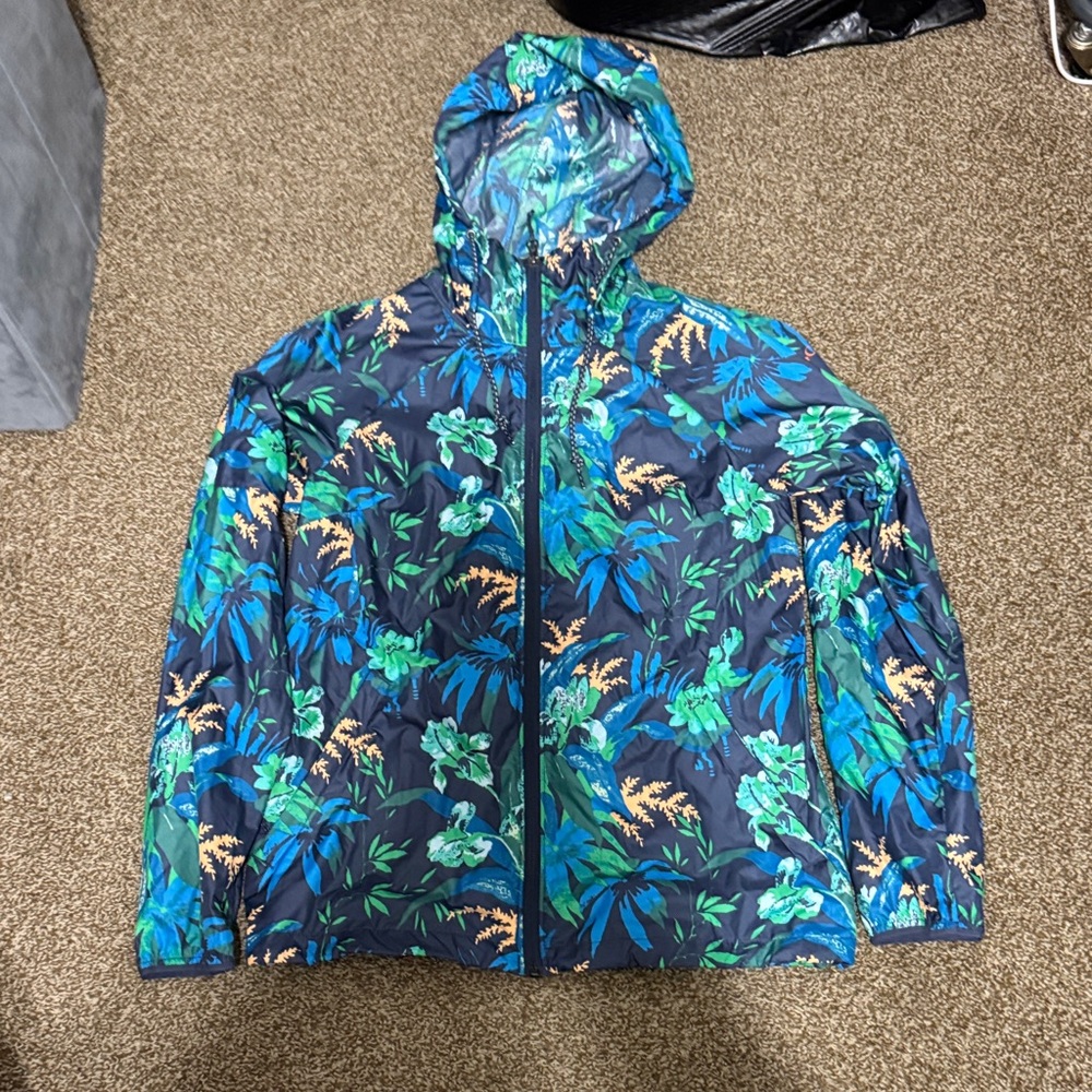 Columbia Blue and Green Floral Jacket